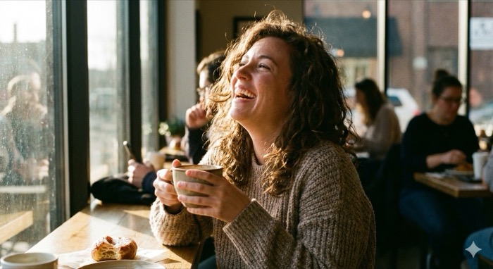 Example candid dating photo